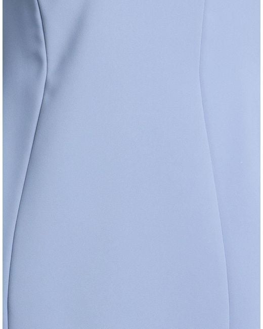alma sanchez Blue Lilac Midi Dress Polyester, Elastane