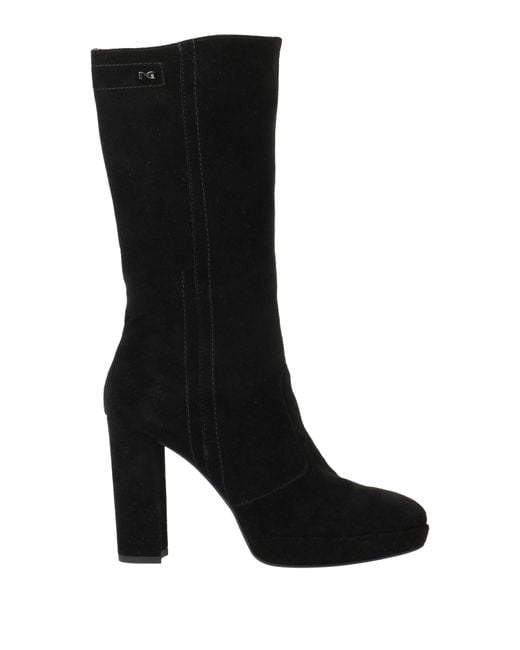 Nero Giardini Black Boot Leather