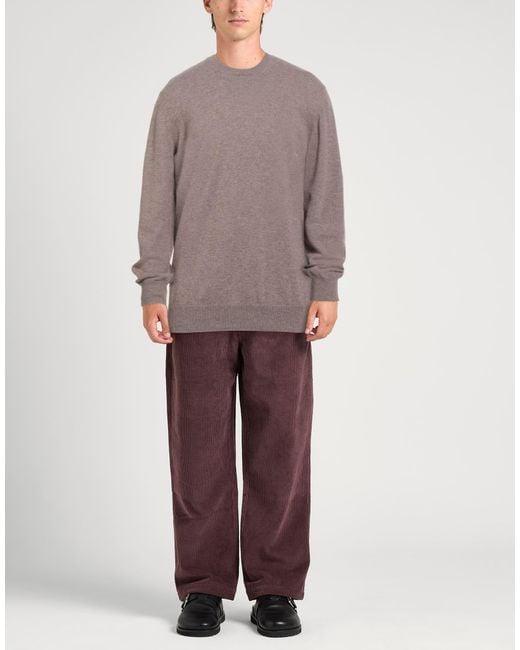 Alpha Studio Brown Sweater Geelong Wool for men