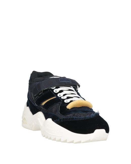 Maison Margiela Black Sneakers Textile Fibers