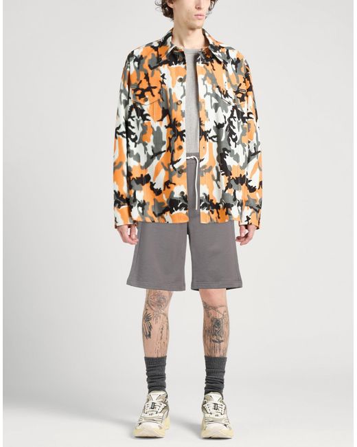 MSGM Gray Shorts & Bermuda Shorts for men