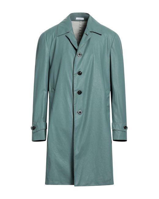 Boglioli Blue Overcoat & Trench Coat for men