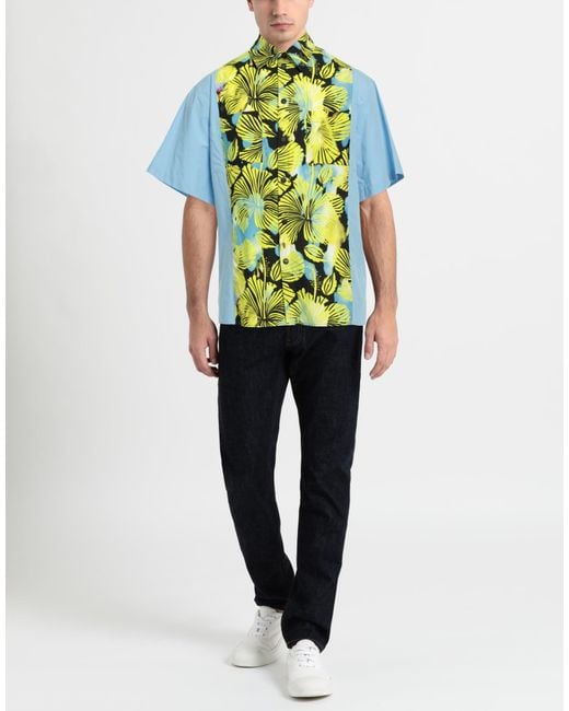 MSGM Blue Shirt for men