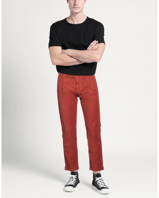 Berwich Red Trouser for men