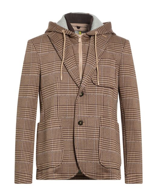 Manuel Ritz Brown Jackets for men