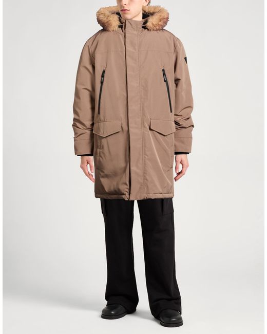 Guess Brown Coat for men