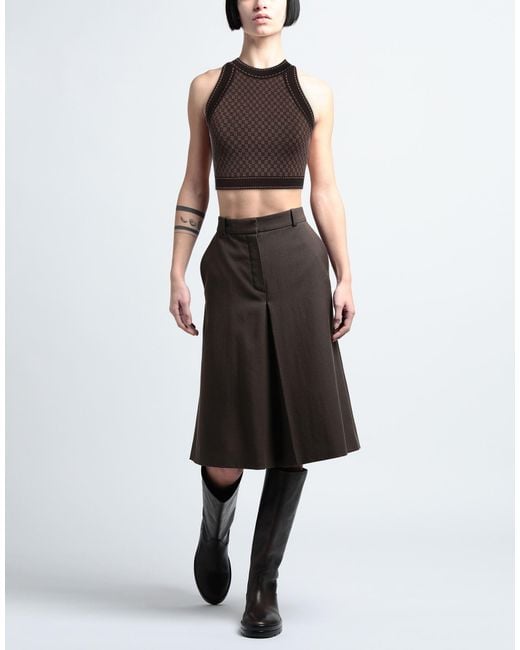 Top Balmain en coloris Brown