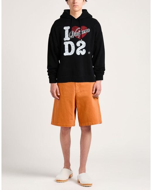 DSquared² Black Sweatshirt for men
