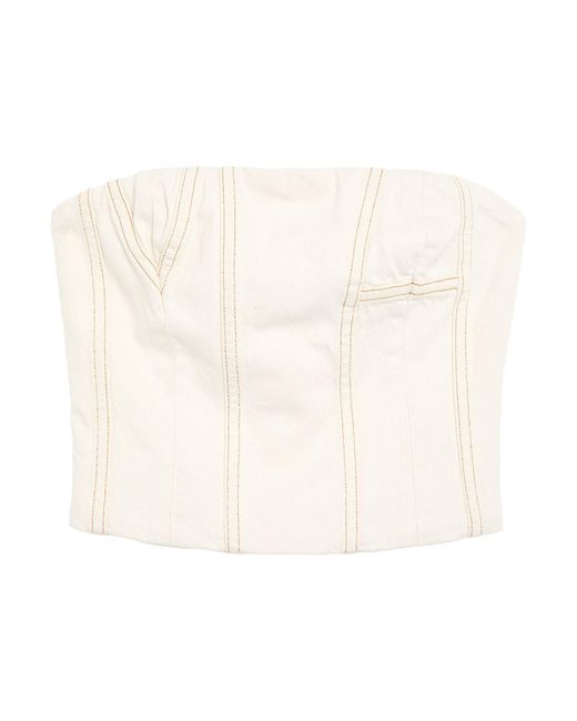Amiri Natural Ma Bustier Bandeau Top