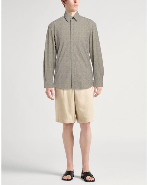 Xacus Gray Shirt Polyamide, Elastane for men