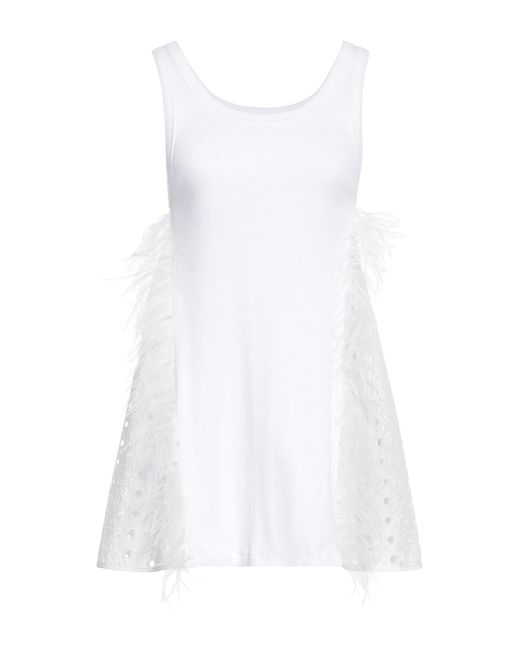 Gina Gorgeous White Tank Top