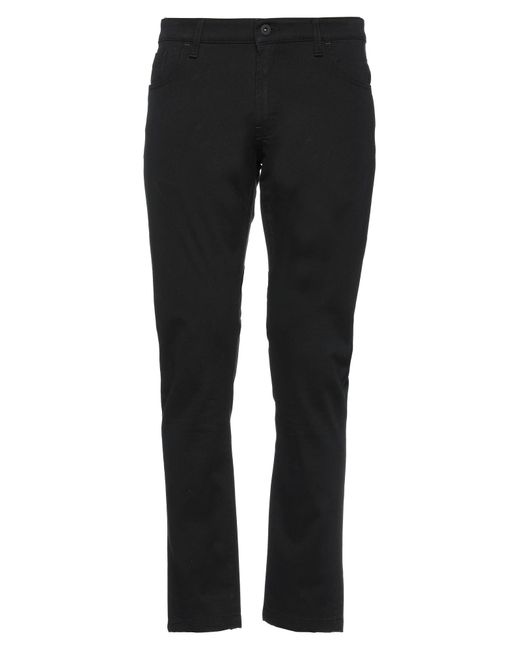 Messagerie Black Patrizio Piscaglia Pants Cotton, Elastane for men