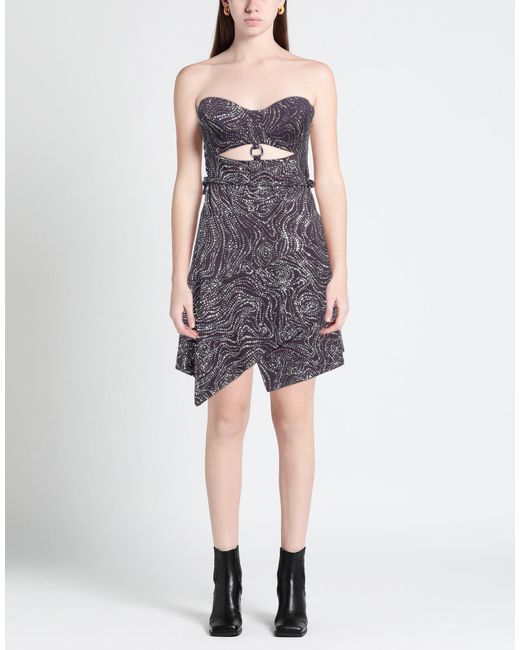 Del Core Purple Mini Dress