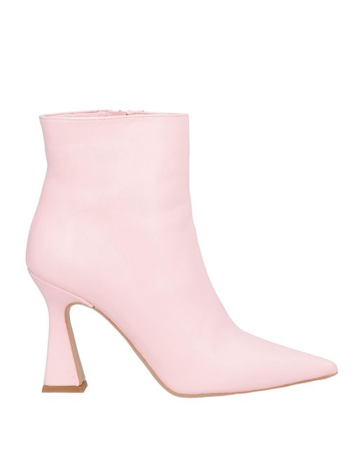 Ovye' By Cristina Lucchi Pink Ankle Boots