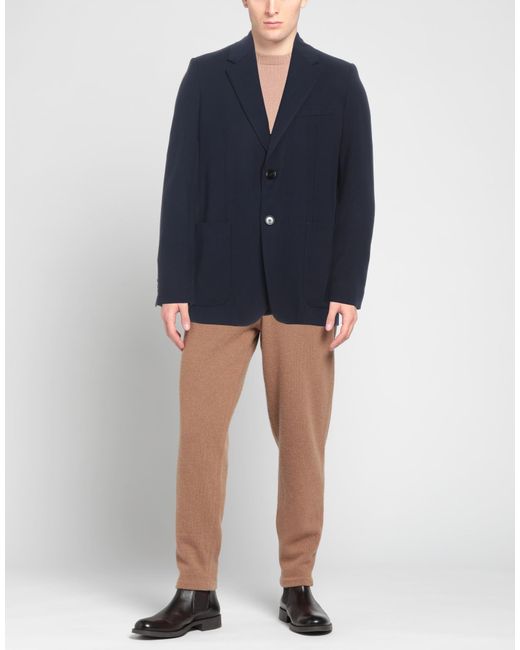 AMI Blue Blazer Viscose, Virgin Wool for men