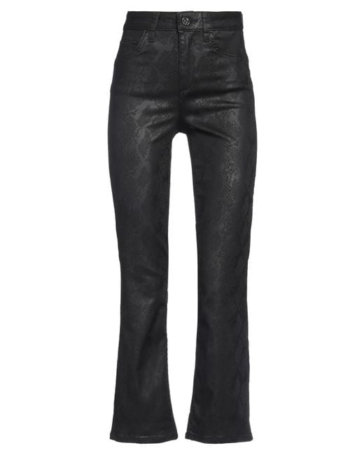 Liu Jo Black Pants Cotton, Polyester, Elastane