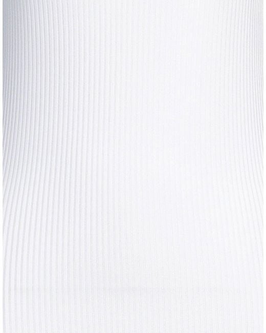Barena White Maxi Dress Polyamide, Elastane