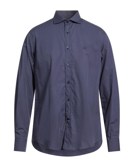 Paul & Shark Blue Shirt Cotton for men