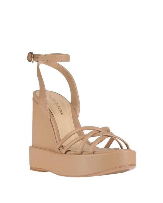 Paloma Barceló Natural Sandals