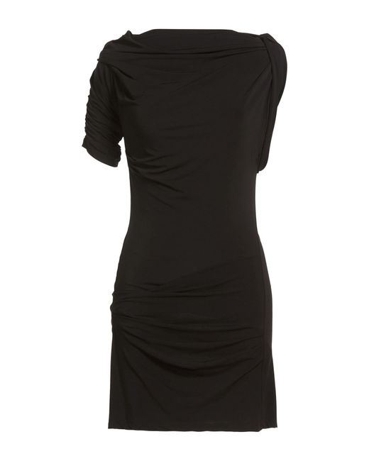 Jacquemus Black Mini Dress Viscose, Polyester, Elastane