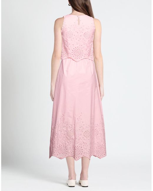 Loretta Caponi Pink Maxi Dress