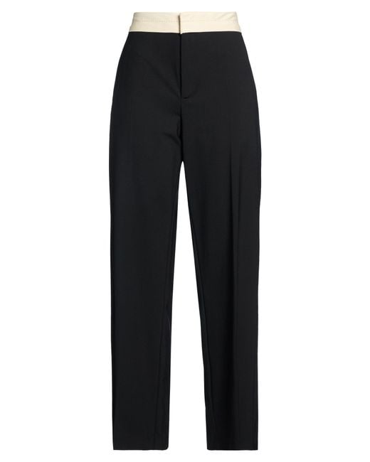 Alysi Black Pants Virgin Wool, Elastane
