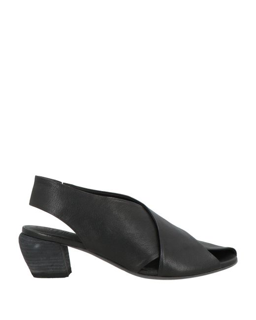 Officine Creative Black Sandals Leather