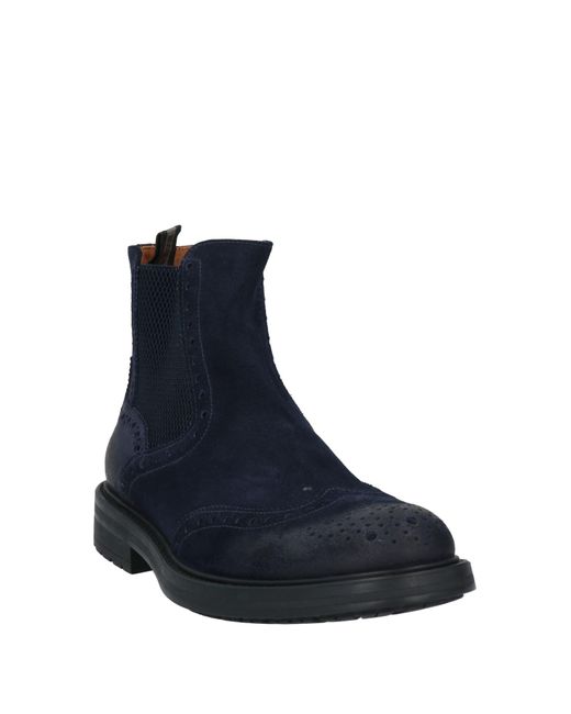 Rossi Blue Ankle Boots for men
