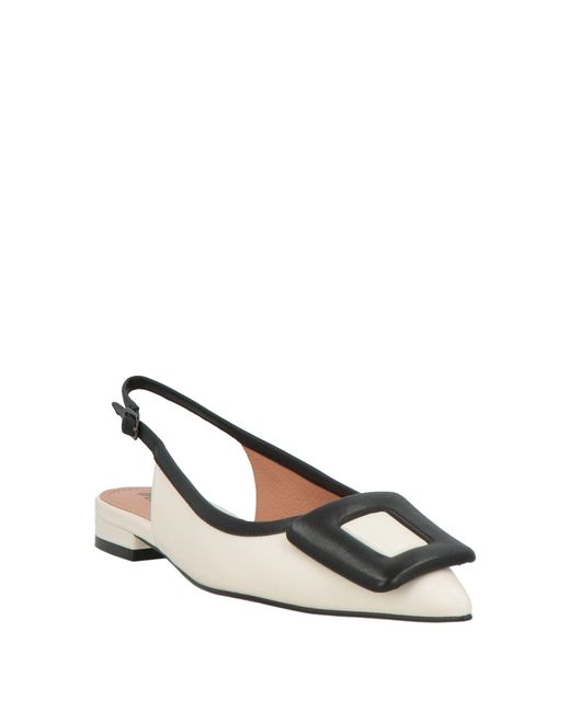 Bibi Lou White Ballet Flats