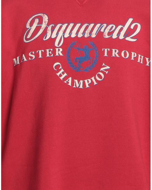 DSquared² Red Sweatshirt for men