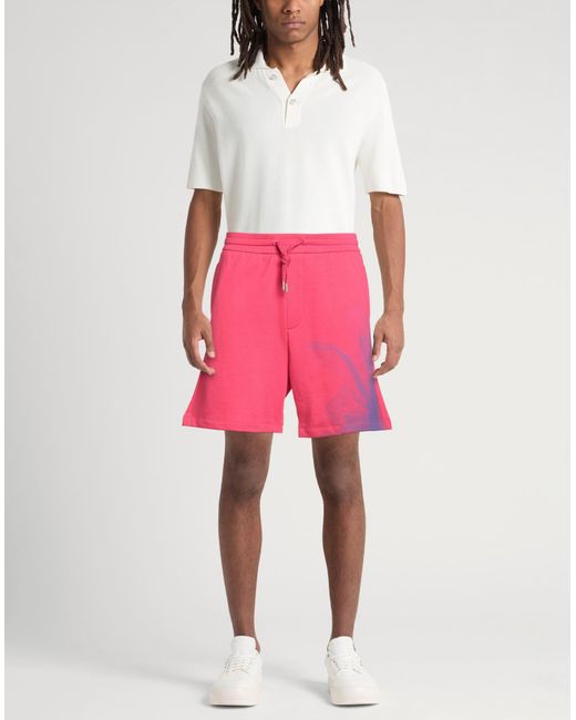 ARMANI EXCHANGE Pink Shorts & Bermuda Shorts Cotton, Polyester for men