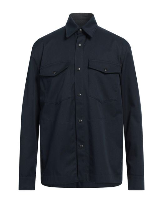 Department 5 Blue Jacket Polyester, Cotton for men