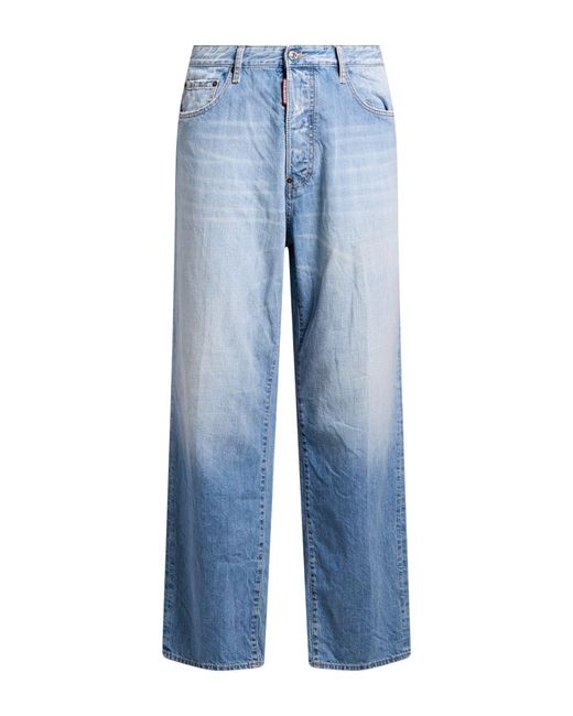 DSquared² Blue Jeans Polyester, Cotton for men