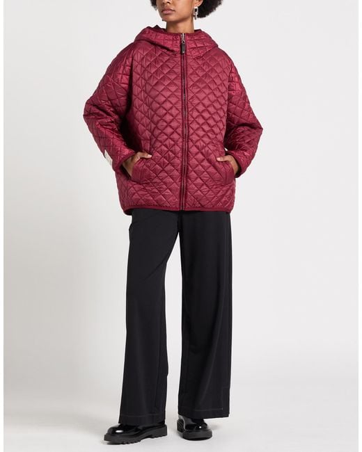 Max Mara Red Puffer Polyester