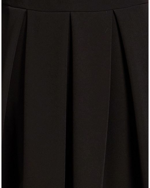 Soallure Black Mini Dress Polyester, Elastane