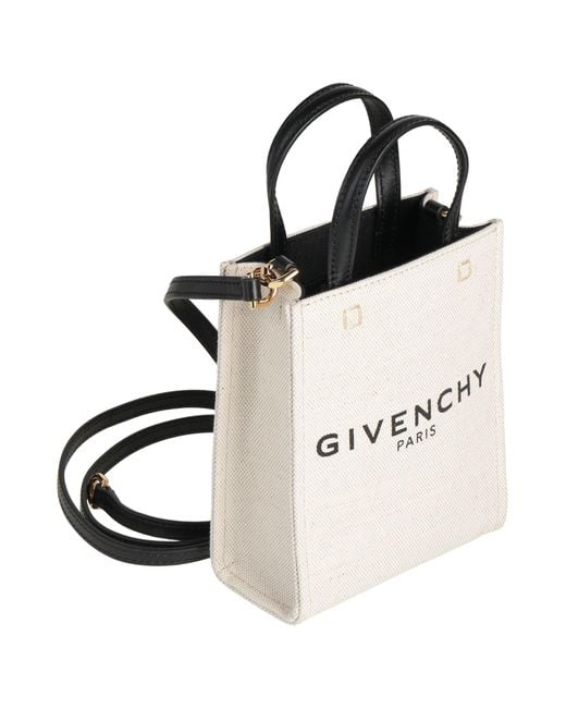 Givenchy Mini G-tote Canvas & Leather Vertical Shopping Bag