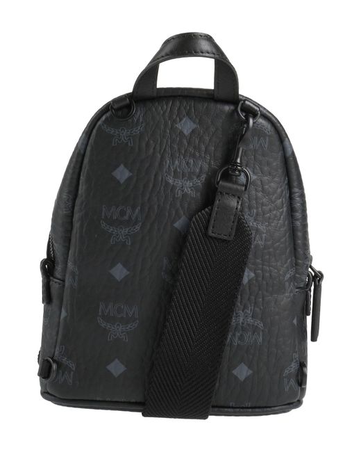 MCM Black Backpack Leather