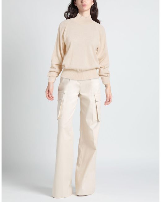 CROCHÈ Natural Turtleneck