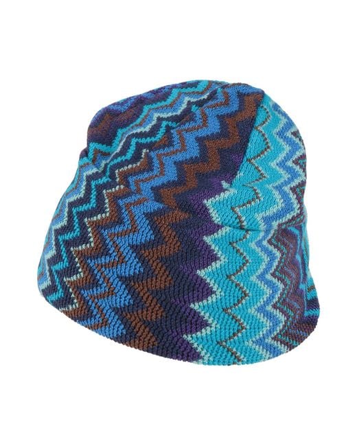 Missoni Blue Hat for men