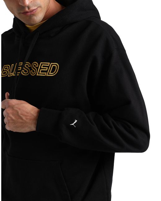 Sudadera PUMA de Polar de color Negro para hombre - Lyst