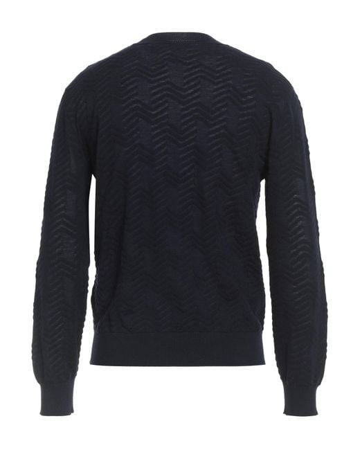 Missoni Blue Midnight Sweater Wool, Viscose for men