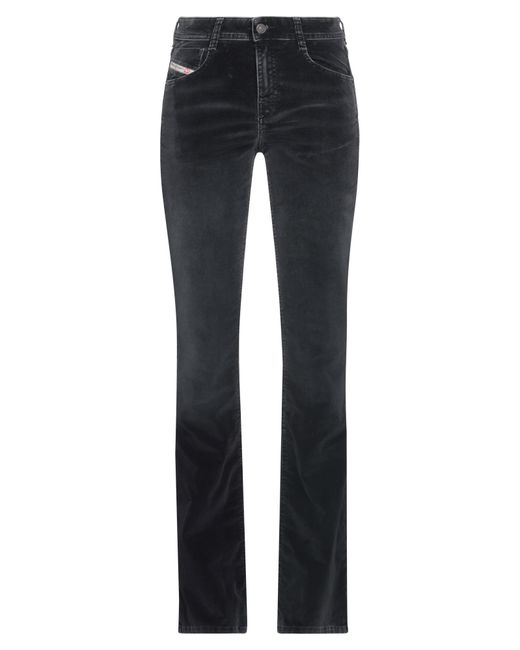 DIESEL Blue Pants Cotton, Polyester, Elastane