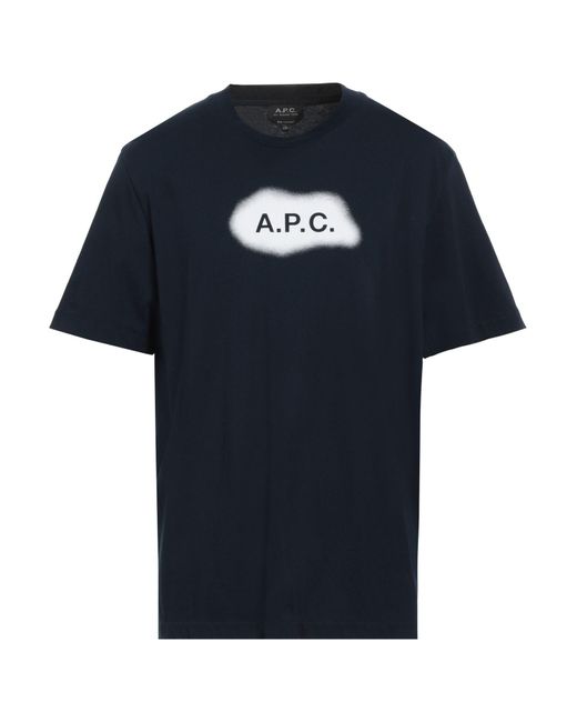 A.P.C. Blue T-shirt for men