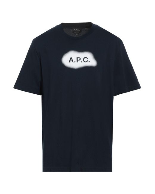 A.P.C. T-shirts in Blue für Herren