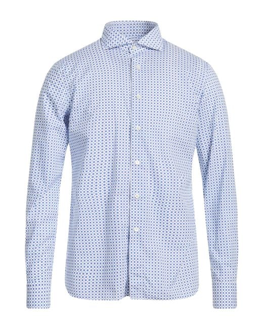 Agho Blue Light Shirt Cotton for men