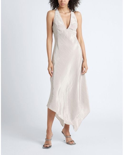 Calvin Klein White Midi-Kleid