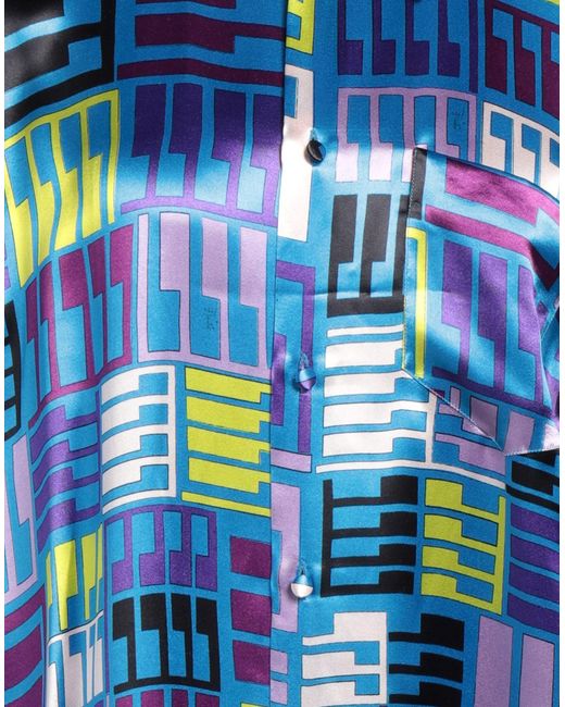 Emilio Pucci Blue Hemd