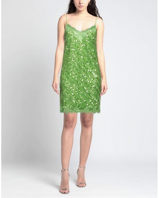 ERMANNO FIRENZE Green Mini Dress