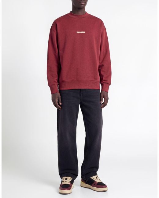 Barrow Red Sweatshirt Cotton for men