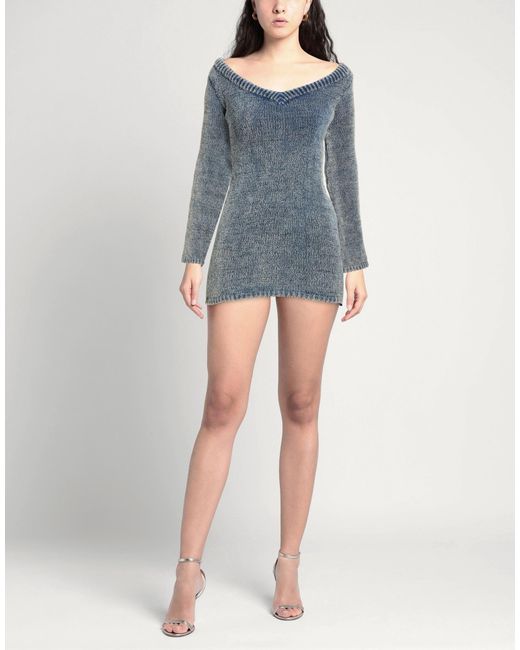 AYA MUSE Blue Mini Dress